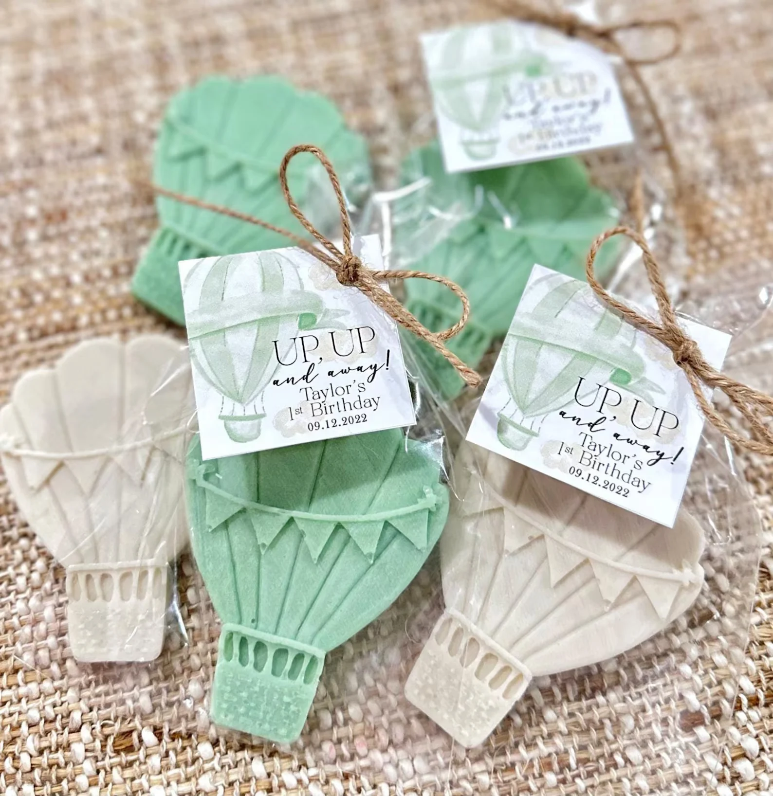 Hot Air Balloon Soap Favors