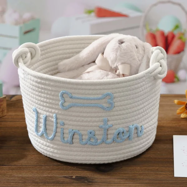 Personalized Dog Toy Storage