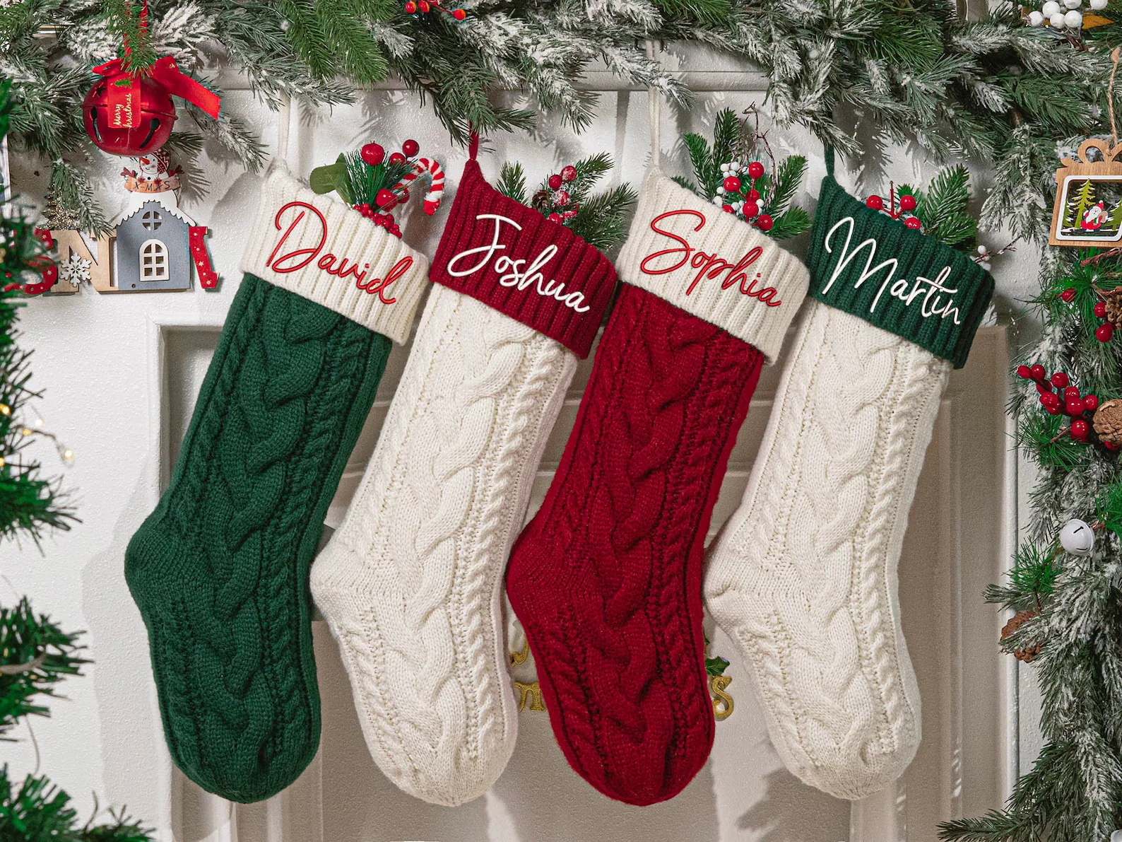 Personalized Embroidered Christmas Stocking