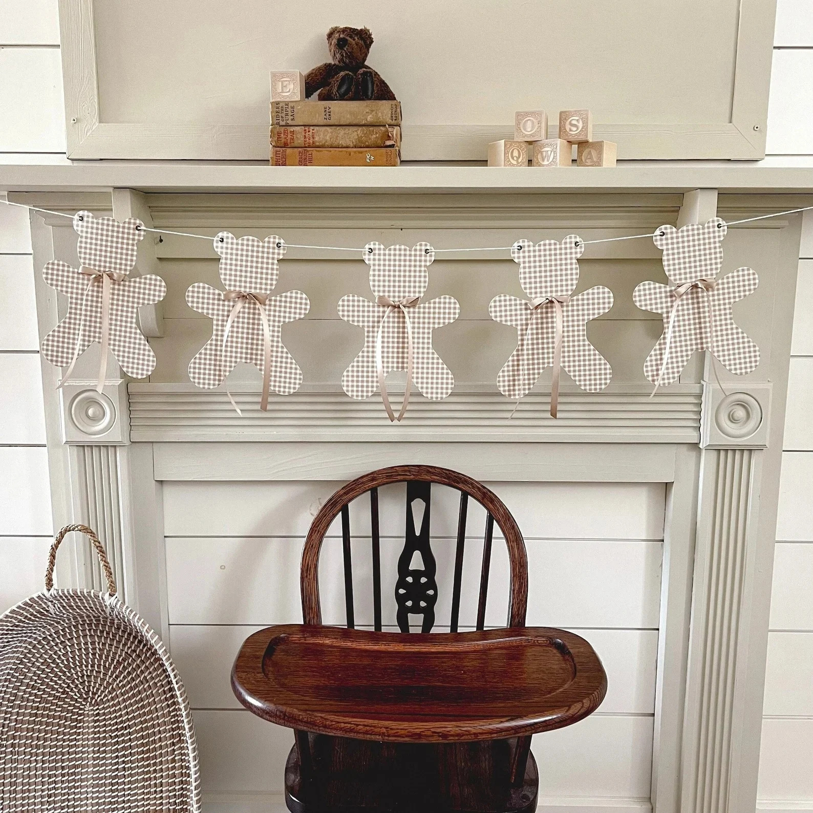 Baby Shower Teddy Bear Banner Garland