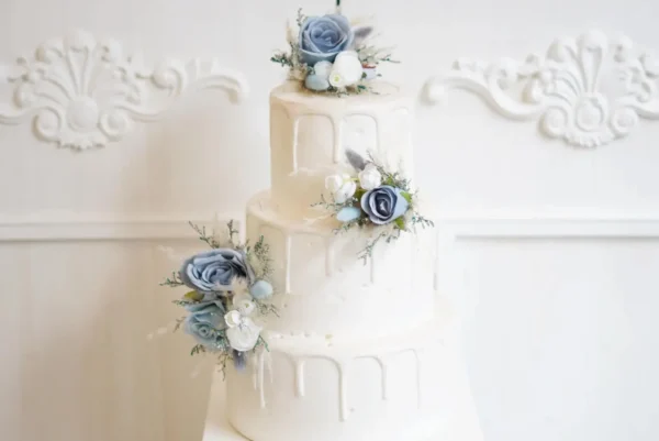 Rustic Wedding Cake Topper Flowers