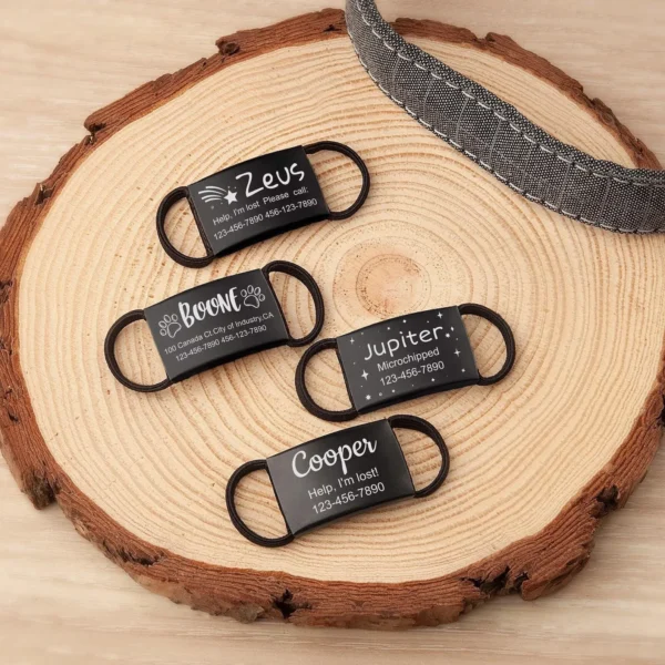 Slide On Custom Dog Collar Tag