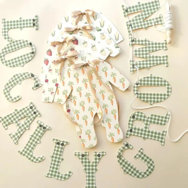 Locally Grown Farmer's Market Baby Shower Decor Banner