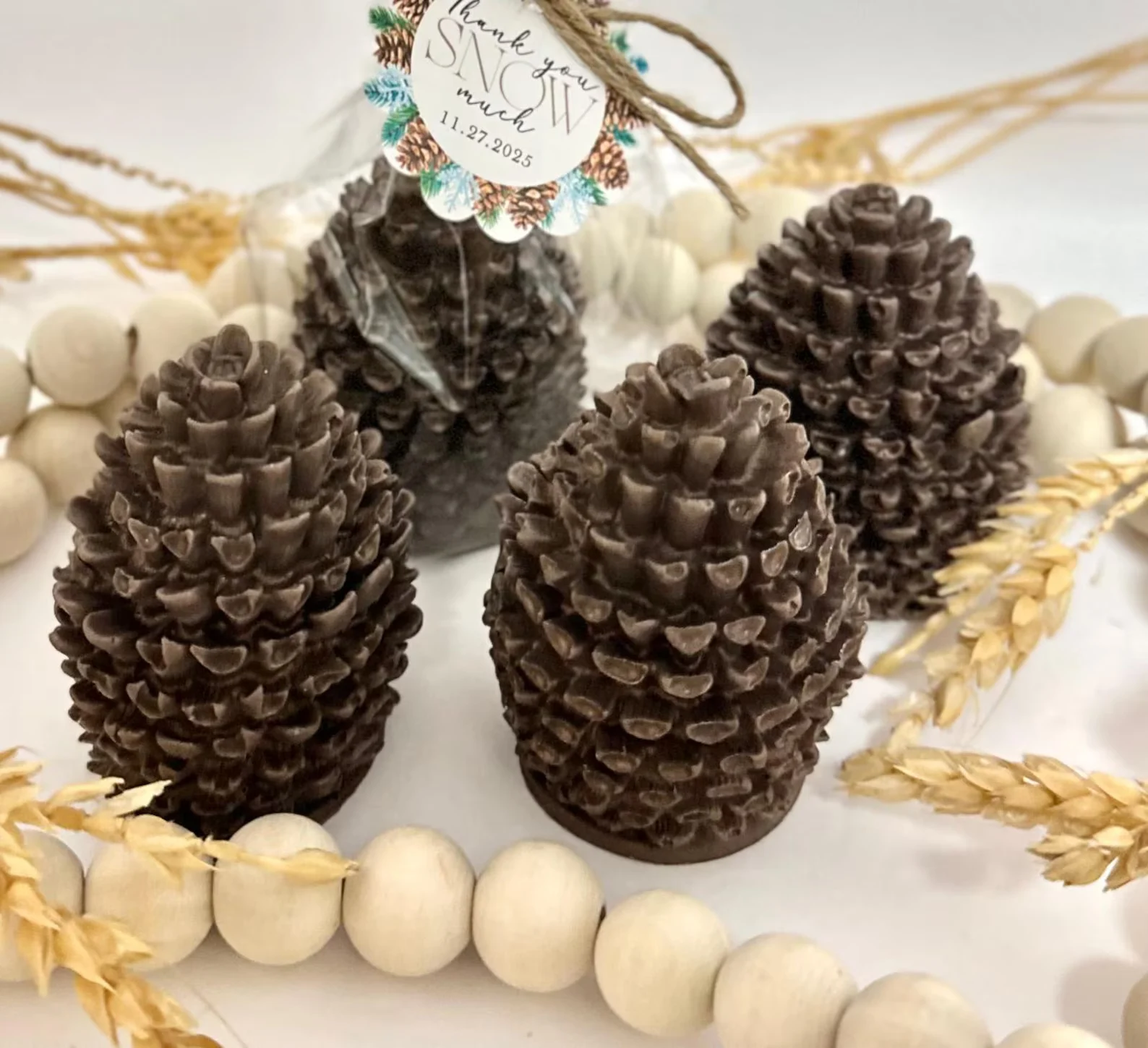 Pinecone Soap Favors