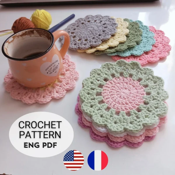 Crochet Coasters Pattern