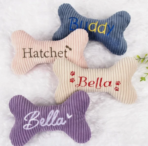 Personalized Dog Toy with Squeaker