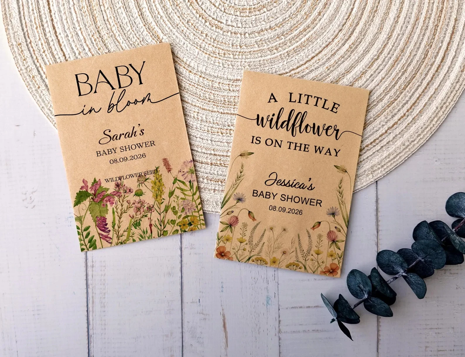Baby Shower Seed Packets