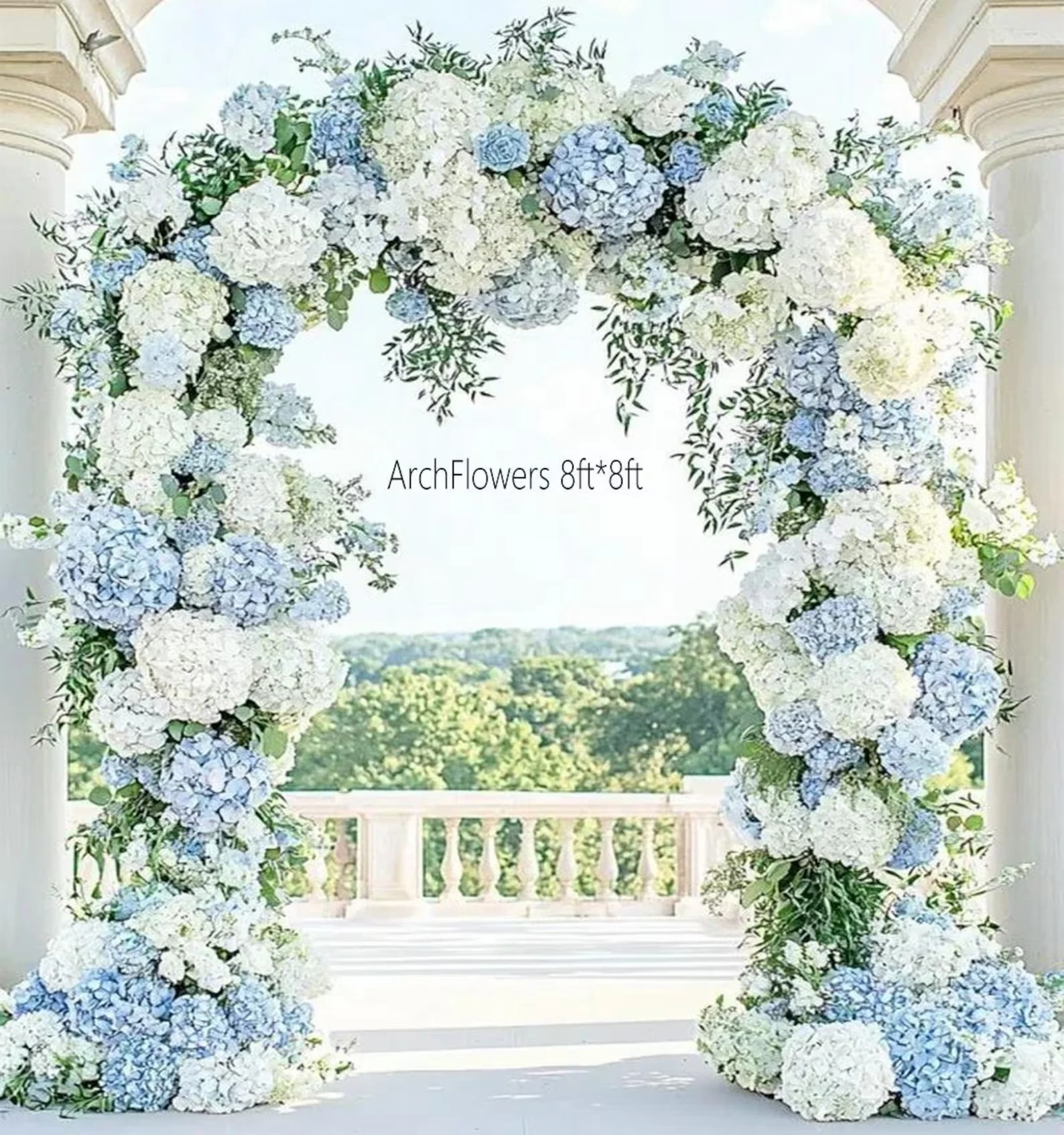 Ethereal Wedding Arch Flowers