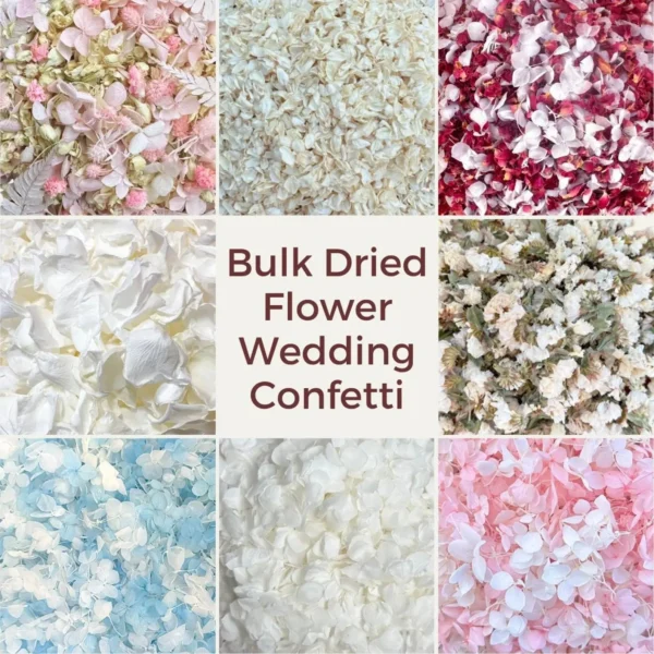 Bulk Dried Flower Wedding Confetti