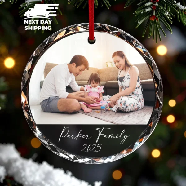 Personalized Family Picture Ornament
