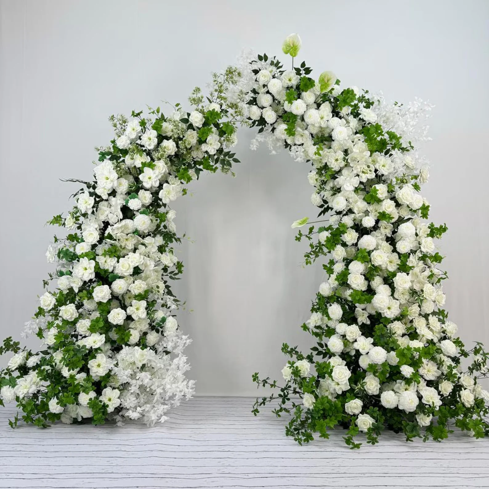 White Rose Wedding Arch