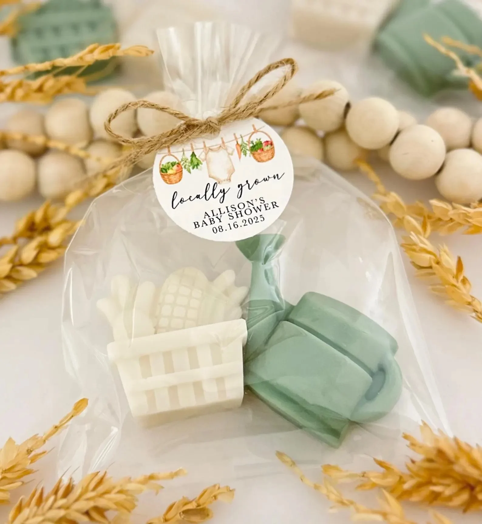 Market Baby Shower Soap Favors