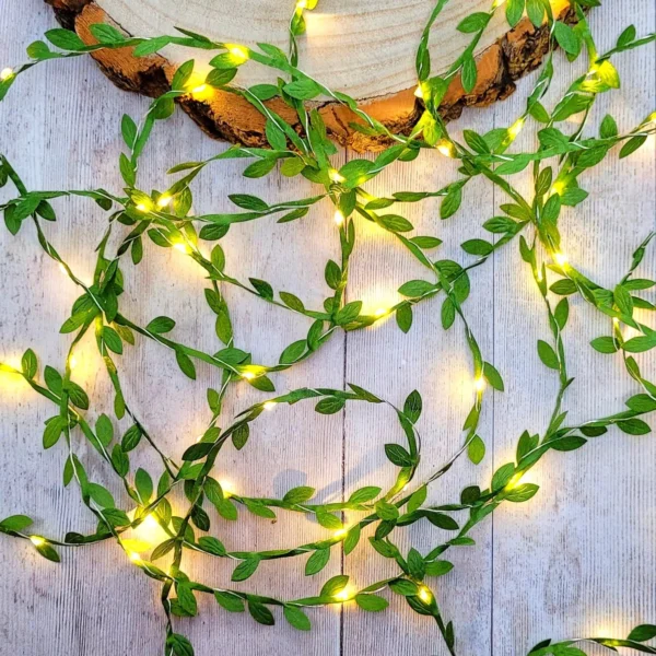 Green Leaf Fairy Lights