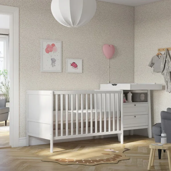 IKEA SUNDVIK White Crib