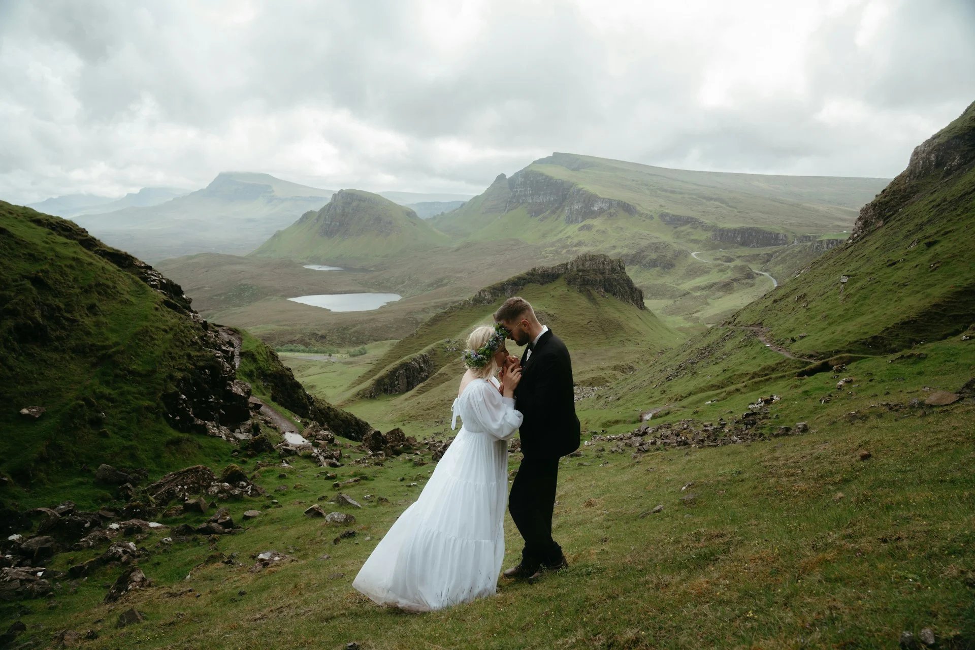 Scottish highlands elopement photo